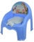 Baby Toddlers Kids Potty Training Urinal Chair Children Toilet Seat Plastic Lid - Baby Potty Chair - Potty Training Toilet Seat - Portable Travel Potty for Toddler - Non Slip Potty with Lid | (Blue)