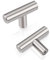 LKTFATD 5 Pack Kitchen Door Knobs Single Hole Brushed Nickel Cabinet Knobs Stainless Steel Cupboard T Knob (Screws Included)