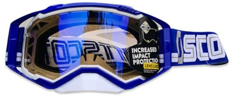 OLYSPM Motocross Brille UV-Schutz,Motorradbrille für Brillenträger mit Nasenschutz,Winddichte Staubdichte Linsen für OffRoad Racing Skiing