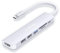 LENTION USB C Hub with 100W PD Charging, 4K HDMI, SD/Micro SD Card Reader, USB 3.0, Compatible 2024-2016 MacBook Pro, New Mac Air/Surface, Chromebook, More, Stable Driver Adapter(CB-CE18, Silver)