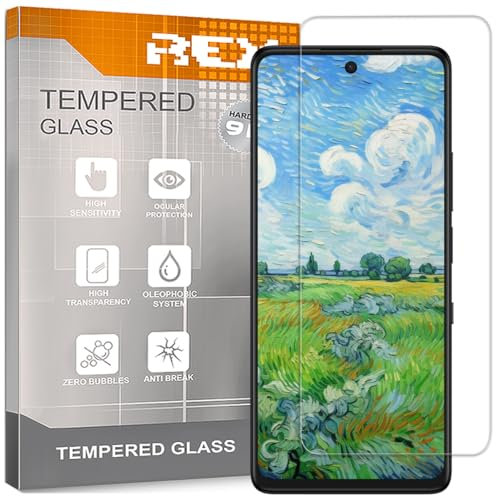REY Protector de Pantalla para TCL 50 NXTPAPER 5G - 50 Pro NXTPAPER 5G, Cristal Vidrio Templado Premium
