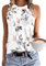 PLMOKEN Ärmellos Tank Top Damen - Sommer Vest Rundhals Oberteile Blusentop Elegantes Top