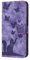 Wuhaizher for Google Pixel 9A Case Butterfly Cat Shockproof PU Leather Wallet Phone Case with Card Holder Folding Stand Magnetic Protect Flip Cover for Google Pixel 9A, Purple