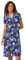 Roman Originals Tea Dress for Women UK Ladies Frill Hem Skater Wrap Jersey Stretchy Fit & Flare Flattering Knee Length Cocktail Party Occasion Holiday Going Out - Lilac - Size 14