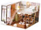 Abaodam 1 Stück Kabinenmodell Puppenhaus Bausätze Herstellung Bausatz Häuser Puppenhauszubehör bastelset basteln für Miniatur DIY Wohnung selber Bauen