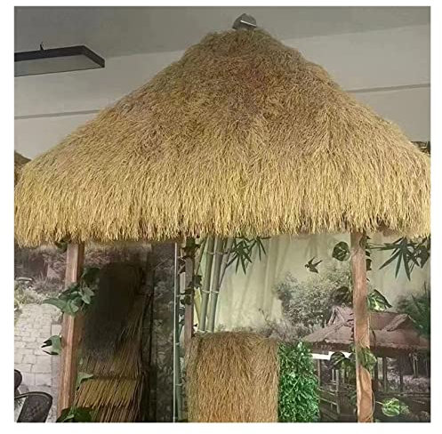 Mexikanische Synthetische Weidendach für Tiki Bar DekorationenKünstliche Palm Wicker Rollen für Ente Blind Gras Dach Palmstrohdach für Zaun Party (39,3 Zoll Größe)