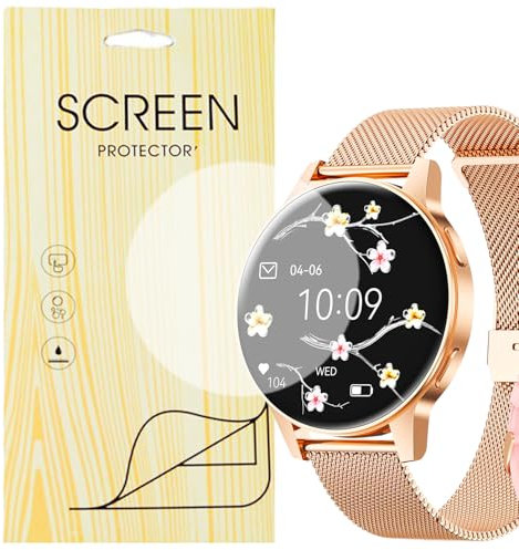 SNHVXLFW [6 Pièce Films Protecteurs] Doux Protection Films de protection d'écran Compatible pour Smartwatch Miecgth Montre Connectée 2025 Femme 1.27 I180 (6 Pièce Protecteurs)