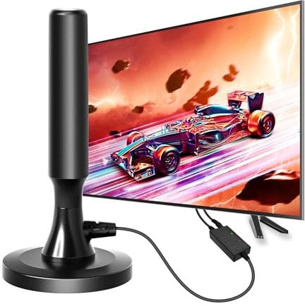 TV Aerial,Indoor TV Aerials With Strong Signal UK Support 4K 1080P All Local Channel