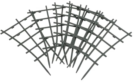 OEBUAFI Petit Treillis pour Plantes D'intérieur Durables, 6 Pièces, pour Plantes Grimpantes en Pot, Support en Plastique Empilable pour Hoya et Lierre Anglais en Pots