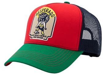 King Kerosin Herren Trucker Cap Mit Front-Patch Desperado