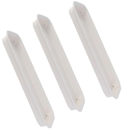 Veemoon Lot de 3 Bases de Pots de Fleurs en Plastique Rectangulaires Anti-dérapantes et Résistantes Soleil pour Jardinage et Espace de Vie