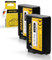 PATONA 2x NP-FW50 Batteria 950mAh compatibile con Sony Alpha 5100 6000 6100 6300 6400 6500 7 A7 A7S A7R A7II A5000 A6000 A6300 A6400 A6500 ZV-E10 DSC RX10 Mark II III IV NEX 3 5 6 7R 7II 7S NPFW50