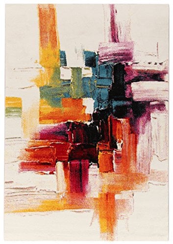 VIVA Gallery Teppich Bayonne D in Weiß Teppichgröße: 160 x 230 cm, Synthetikfaser, Multicolored, 230 x 160 x 2 cm