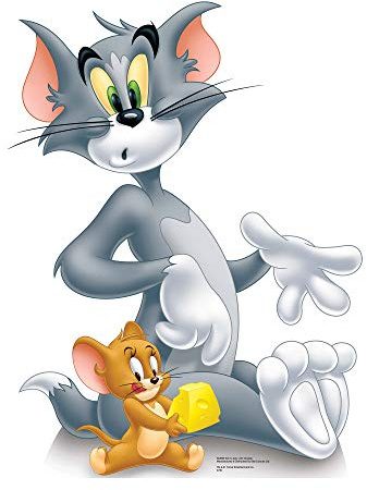 Star Cutouts SC696 Tom and Jerry with Cheese Looney Tunes Cardboard Cut out