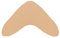 Dukal | Bumerangkissen/Lesekissen + Bezug aus hochwertigem DOPPEL-Jersey (100% Baumwolle) | Farbe: camel