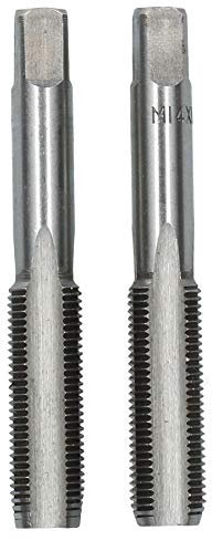 M14 x 1,5 mm Jeu de tarauds métriques, l'acier de tungstène, de conicité et bouchon coupe fil TD006
