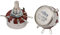 sourcing map 2 Pcs WTH118-1A 2W 4K ohm Einmalige Drehung Drehkonus Kohlenstoff Potentiometer DE de