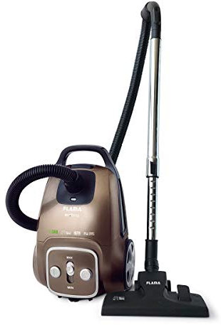 Flama Aspirapolvere con sacchetto 1676FL, 700 W, 6 livelli di filtrazione, filtro HEPA lavabile, livello di rumore 75 dB, potenza di aspirazione 205 W