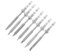 Panne de Fer à souder, Remplacement de Mini Pointes de Fer à souder en Acier Inoxydable pour Fer à souder TS100 avec 7 Types(TS100 7PCS)