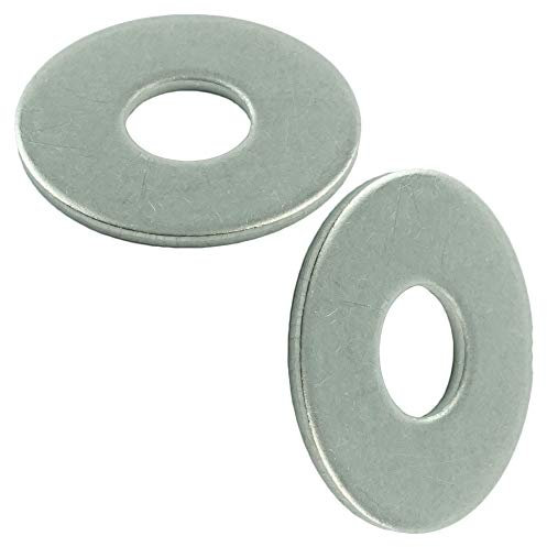 AGBERG M7 (100 pièces) Grandes rondelles de 7,4 mm – Acier inoxydable VA A2 V2A – Disques de carrosserie – DIN 9021 – ISO 7093