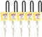 Verrou de consignation, 5 ensembles de verrouillage de consignation cadenas de sécurité rouge de consignation, cadenas de sécurité pour site industriel(jaune)