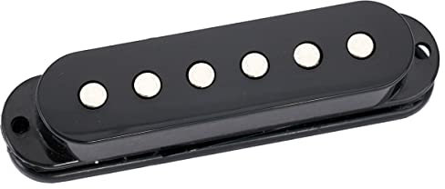 Musiclily Basic 50mm Single Coil Tonabnehmer Neck Pickup für Strat Style E-Gitarre, Schwarz