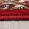 Orient Teppich rot beige grau schwarz klassisch dicht gewebt mit Ornament und Blumenmotiven, Farbe:R2430, Maße:40x60 cm_2er