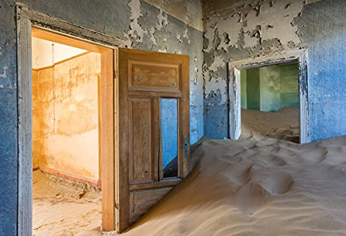 VLIES Fototapete-LOST PLACES-(PF6294)-500x280 cm-Verlassener Ort Werkstatt Theater Kino Fabrik Industrie Vintage Retro XXL Wandbild Wandtattoo Poster Moderne Tapete
