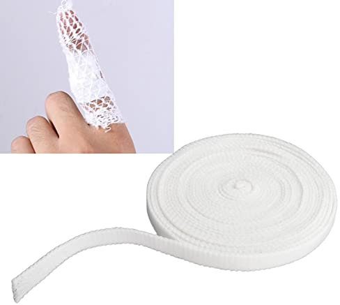 Bendaggio Rollselastic Net Dressing 10m, Manica Tubolare Supporto Elastico Bendaggio Fisso Bendaggio Elastico in Rete Bendaggio Traspirante per Testa, Braccia, Gambe e Piccoli Tronchi