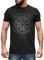 Neverless® Herren T-Shirt Vegvisir Runenkompass nordischer Kompass Wikinger Nordmänner Mythologie schwarz-grau 5XL