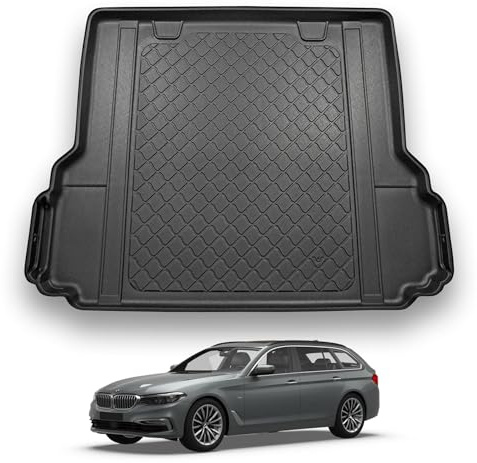NOMAD Boot Liner for BMW 5 Series (2017-2024) (Touring) | (Not for PHEV Models) Premium Tailored Boot Mat Protector Raised Edges Waterproof Accessory Tray Easy Install Pet Friendly