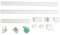 Juego de Líneas Decorativas de PVC para Aire Acondicionado, Kit de Cubierta, para Aire Acondicionado de Tubo de Bomba de Calor de CA Central Mini Split