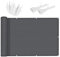 SUNNY GUARD Taille Personnalisée Brise Vue Balcon 100x400cm Cache Vue Balcon,Protection UV,Coupe-Vent et Imperméable,pour Terrasse Jardin Balcon Patio,avec Attaches de câble,Anthracite