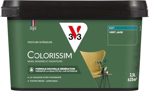 V33 Peinture multi-supports Colorissim® Vert jade Mat 2,5L