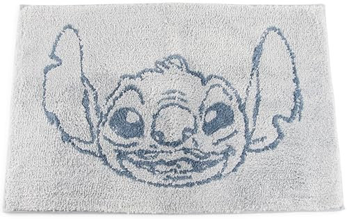 Jay Franco Disney Stitch weicher, Rutschfester Badvorleger – 51 x 77 cm Plüschvorleger für das Badezimmer