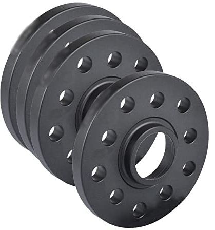 DZSGJNOF Spurverbreiterungen Shims 10 Mm 15 Mm 5 * 112/5 * 100-57,1 Nabenadapter-Radscheiben Für Vw Für Sagitar/Für Phaeton/Für Scirocco/Für Passat-Dichtungs-Distanzscheiben(15mm Black)