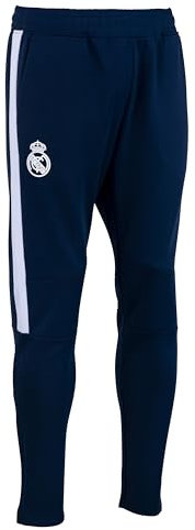 Real Madrid Pantalon Training fit Enfant Real - Collection Officielle Football - 14 Ans
