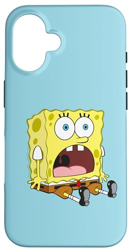 iPhone 16 SpongeBob SquarePants Surprised SpongeBob Meme Logo Case