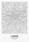 JUNOMI® London Poster DIN A4 Wohnzimmer Deko, Modernes Wandbild, London Bild, Wandbild ohne Rahmen, Stadtplan Poster London, perfekte Geschenkidee für Londoner