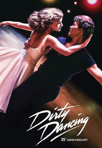 TMXON 5D-Diamant-Mosaik-Stickerei zum Selbermachen, Dirty-Dancing-Filmplakat, Bohrer, Diamantmalerei, Strass, Heimdekoration, Kunst, 30 x 40 cm