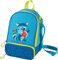 Maped Picnik - Sac Repas Isotherme Raton Laveur Bleu Fluo - 2 Compartiments - Bandoulière Amovible Utilisable en Sac à Dos - Elastique Intérieur pour maintien Gourde