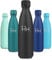 Botella Agua Acero Inoxidable 750ml, Termo Agua sin BPA, Botella Termo Reutilizable, Cantimplora Termica con Doble Pared, Botella Termica para Oficina, Escuela, Yoga, Deporte, Senderismo, Aire Libre