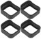 DIYEAH 4Pcs Weatherproof Silicone Camera Cover for Outdoor Use Protective Case Compatible with Blink Sunshade Rain Protection for Security Cameras