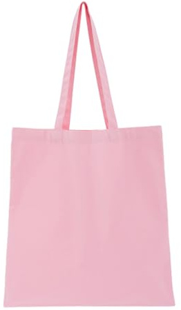 AMSLSIU Convenient and Reliable Tote Bag for Daily Errands Cotton Large Capacity Tote Bag Shopping Bag Shoulder Bag Tote Bags, Pink