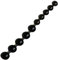 Orion 511641 anal perlas Negro, flexible anal bola negro varilla deslizante con 10 bolas. 27,5 cm de largo, 2-2.5 cm.