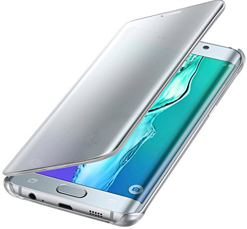 Samsung Flip Wallet Schutzhülle (geeignet für Galaxy S6 Edge Plus) silber