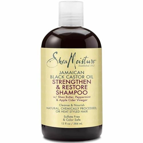 Shea Moisture Jamaican Black Shampoo Strengthen/Grow 368 ml (3 Stück)