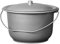 ALUMINIUM ET PLASTIQUES - Seau hygienique modele enfant Ø 23 mm 5 litres avec couvercle avec Anses en acier galvanisé et Couvercle, Pot de chambre gris argent