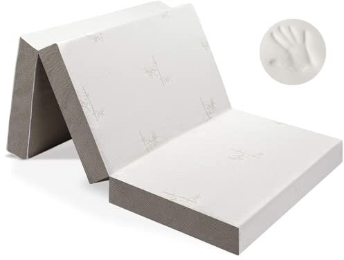 Milliard Klappmatratze 90x190 – 1-Personen-Matratze mit Memory-Schaum – Klappmatratze Anti-Milben – Reisematratze, Camping – Abnehmbarer und Waschbarer Bezug (Einzel Matelas, 190 x 90 x 15 cm)