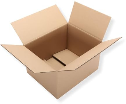 15 St. Umzugskartons sehr handlich 500x400x300 Bücher Faltkartons 2.40 BC 2-wellig stabil Versandschachtel 50x40x30 Kiste Post Versandbox